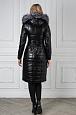 Стеганое пальто с чернобуркой фото №4