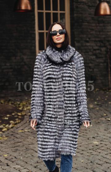 Пальто из чернобурки роспуск