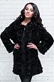 Шуба из норки на молнии с отложным воротничком фото №3