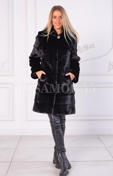 Эко-шуба "норка" трансформер