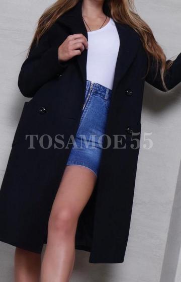 Пальто черного цвета